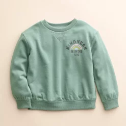 Baby & Toddler Little Co. by Lauren Conrad Pullover Sweatshirt -kids pajamas set Sales 5574273 Ocean Green Kindness