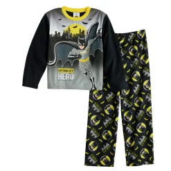 Boys 4-10 DC Comics Batman Top & Bottoms Pajama Set