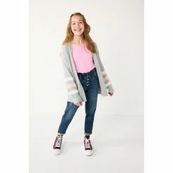 Girls 6-20 SO® Cinch Front Lettuce Hem Tee -kids pajamas set Sales 5578128 ALT9