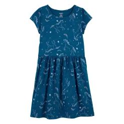 Girls 4-14 Carter's Butterfly Jersey Dress -kids pajamas set Sales 5579055 Teal Unicorn