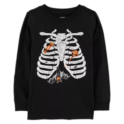 Boys 4-7 Carter's Halloween Skeleton Graphic Tee -kids pajamas set Sales 5579089 Skeleton
