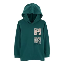 Boys 4-7 Carter's Hooded Graphic Tee