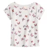 Girls 6-20 SO® Textured Tee in Regular & Plus -kids pajamas set Sales 5579819 Butterfly