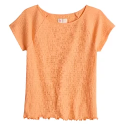 Girls 6-20 SO® Textured Tee in Regular & Plus 8 Girls 6-20 SO® Textured Tee in Regular & Plus -kids pajamas set Sales 5579819 Papaya