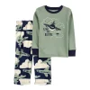 Toddler Boy Carter's Airplane Cotton & Fleece Pajama Set -kids pajamas set Sales 5579975