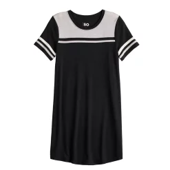 Girls 6-20 SO® Colorblock Varsity Tee Dress in Regular & Plus 12 Girls 6-20 SO® Colorblock Varsity Tee Dress in Regular & Plus -kids pajamas set Sales 5580554 Black