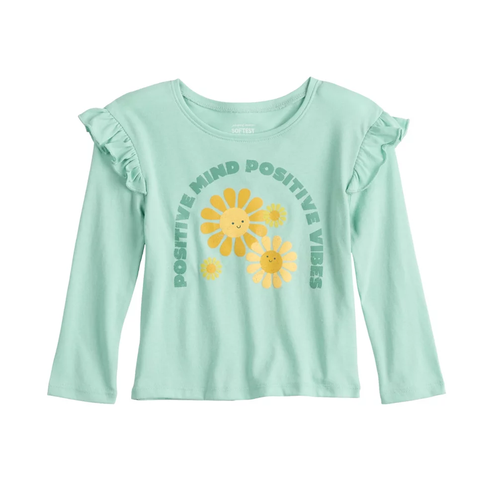 Toddler Girl Jumping Beans® Ruffle Shoulder Long Sleeve Tee 6 Toddler Girl Jumping Beans® Ruffle Shoulder Long Sleeve Tee - Image 4