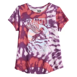 Girls 7-16 SO® Graphic Tee in Regular & Plus -kids pajamas set Sales 5583951 Grateful