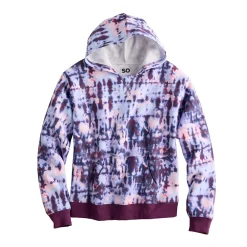 Girls 6-20 SO® Favorite Fleece Pullover Hoodie in Regular & Plus -kids pajamas set Sales 5585587 Purple Dye