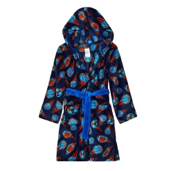 Boys 4-14 Cuddl Duds Hooded Robe -kids pajamas set Sales 5587715 Blue Sports