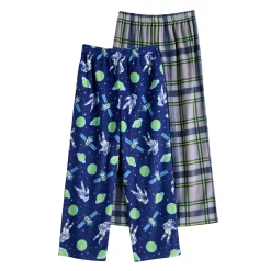 Boys 6-16 Cuddl Duds 2-Pack Lounge Pants -kids pajamas set Sales 5588396 Blue Space