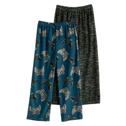 Boys 6-16 Cuddl Duds 2-Pack Lounge Pants -kids pajamas set Sales 5588396 Teal Gamer