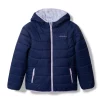 Girls 4-16 Eddie Bauer Reversible Faux Fur Heavyweight Jacket -kids pajamas set Sales 5588544 Navy Blue