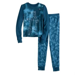 Boys 6-12 Cuddl Duds Top & Bottoms Pajama Set -kids pajamas set Sales 5588551 Blue Sky
