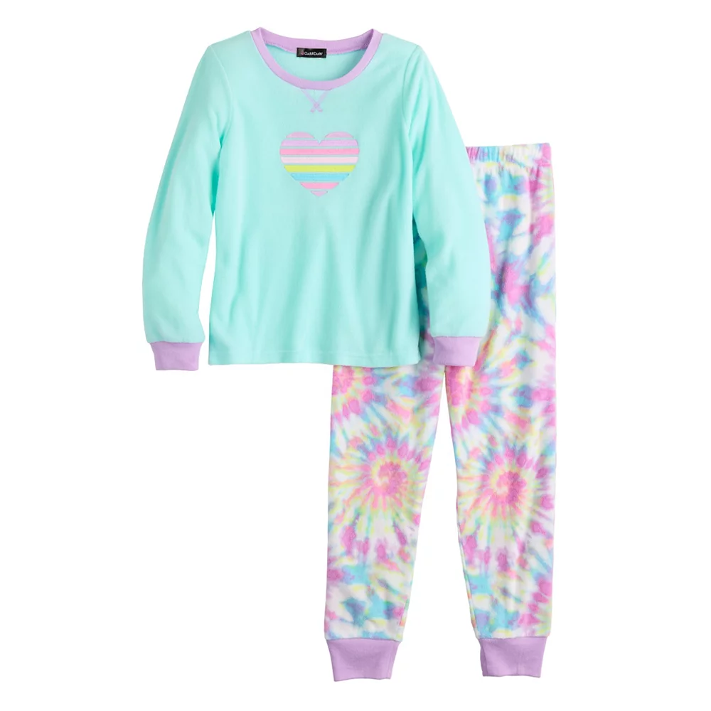 Girls 4-12 Cuddl Duds Pajama Set 5 Girls 4-12 Cuddl Duds Pajama Set - Image 3