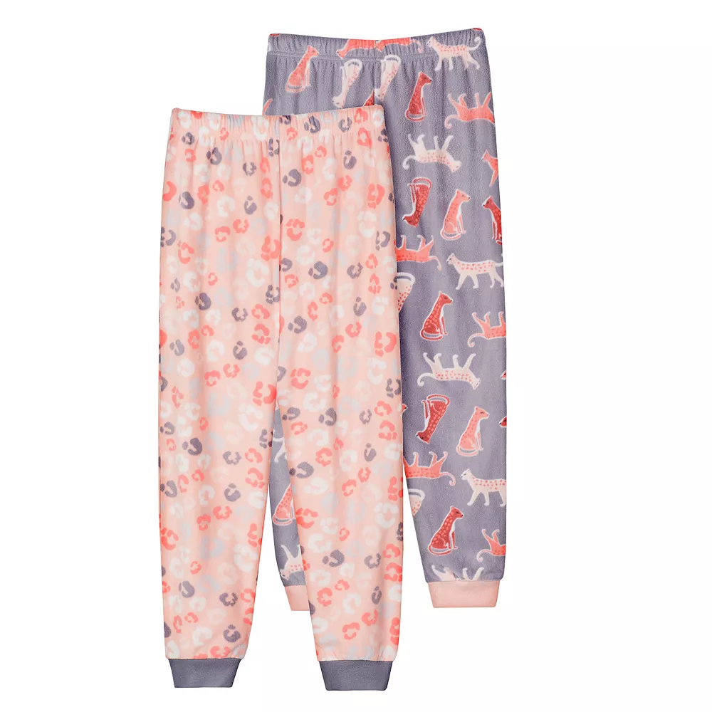 Girls Cuddl Duds® 2-Piece Pajama Pants Pack 3 Girls Cuddl Duds® 2-Piece Pajama Pants Pack