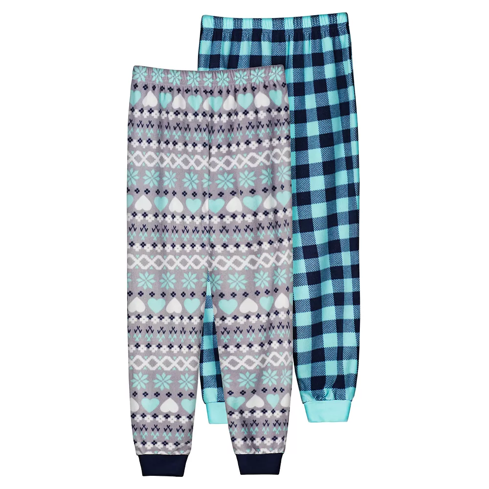 Girls Cuddl Duds® 2-Piece Pajama Pants Pack 4 Girls Cuddl Duds® 2-Piece Pajama Pants Pack - Image 2