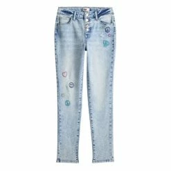 Girls 6-20 SO® Superstar Hi-Rise Skinny Jeans -kids pajamas set Sales 5589870 Light Wash