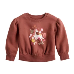 Toddler Girl Jumping Beans® Puff Sleeve Crewneck Sweatshirt 11 Toddler Girl Jumping Beans® Puff Sleeve Crewneck Sweatshirt -kids pajamas set Sales 5591742 Rust