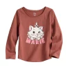 Toddler Girl Disney The Aristocats Marie Long Sleeve Shirttail Graphic Tee by Jumping Beans® -kids pajamas set Sales 5593162