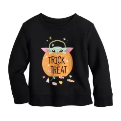 Toddler Girl Jumping Beans® The Mandalorian Grogu aka Baby Yoda "Trick or Treat" Graphic Sweatshirt