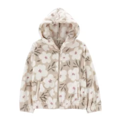 Girls 4-6x Carter's Fuzzy Hoodie -kids pajamas set Sales 5596895 Ivory Floral