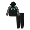 Boys 4-7 Under Armour Herringbone Camo Raglan Sleeve Hoodie & Jogger Pants Set