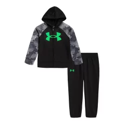 Boys 4-7 Under Armour Herringbone Camo Raglan Sleeve Hoodie & Jogger Pants Set
