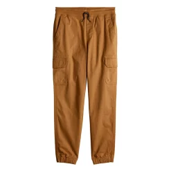Boys 8-20 Sonoma Goods For Life® Flexwear Cargo Jogger Pants in Regular & Husky -kids pajamas set Sales 5600530 Elgin Beige
