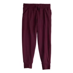 Girls 4-12 Jumping Beans® Active Knit Jogger Pants -kids pajamas set Sales 5600537 Plum
