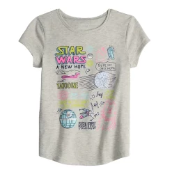 Girls 4-12 Jumping Beans® Star Wars Graphic Shirttail Tee