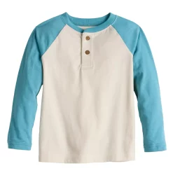 Toddler Boy Jumping Beans® Long Sleeve Raglan Henley Tee -kids pajamas set Sales 5601152 Oceana