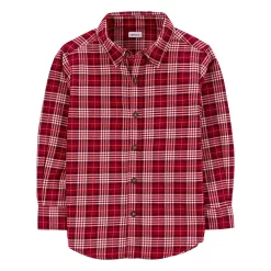 Boys 4-14 Carter's Plaid Button-Front Shirt -kids pajamas set Sales 5601748 ALT