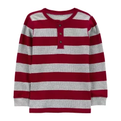 Boys 4-14 Carter's Striped Henley Top