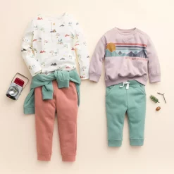 Baby & Toddler Little Co. by Lauren Conrad Jogger Pants -kids pajamas set Sales 5612745 ALT9