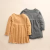 Girls 4-8 Little Co. by Lauren Conrad 2-Pack Organic Dresses 2 Girls 4-8 Little Co. by Lauren Conrad 2-Pack Organic Dresses -kids pajamas set Sales 5613234 Caramel Charcoal