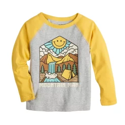 Toddler Boy Jumping Beans® Adaptive Sensory Raglan Graphic Tee