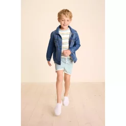 Kids 4-8 Little Co. by Lauren Conrad Organic Denim Jean Jacket -kids pajamas set Sales 5614824 ALT9