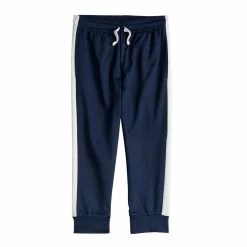 Toddler Boy Jumping Beans® Side Stripe Tricot Jogger Pants -kids pajamas set Sales 5615930 Navy White