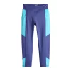Girls 7-16 Tek Gear® Colorblock Performance 7/8 Leggings in Regular & Plus -kids pajamas set Sales 5618789 Finley Blue