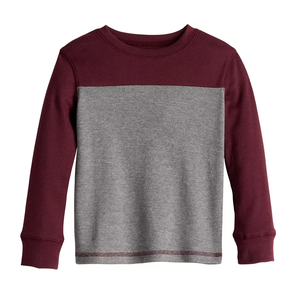 Toddler Boy Jumping Beans® Colorblock Thermal Top 4 Toddler Boy Jumping Beans® Colorblock Thermal Top - Image 2