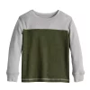 Toddler Boy Jumping Beans® Colorblock Thermal Top -kids pajamas set Sales 5618998 Olive Gray