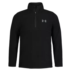 Boys 4-7 Under Armour Quarter-Zip Polar Fleece Pullover -kids pajamas set Sales 5620883 Black