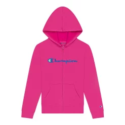 Girls 7-16 Champion® Classic Script Fleece Hoodie -kids pajamas set Sales 5620914 Pink