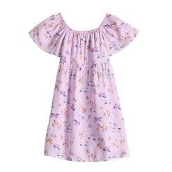 Toddler Girl Jumping Beans® Flutter-Sleeve Dress -kids pajamas set Sales 5621722 Unicorn Purple