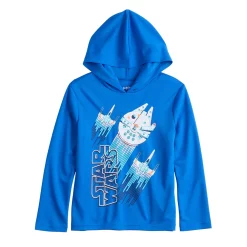 Boys 4-8 Jumping Beans® Star Wars Millennium Falcon Hooded Active Graphic Tee