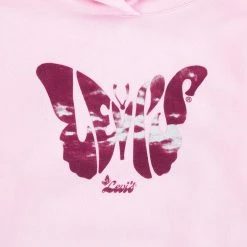 Girls 7-16 Levi's® Butterfly Boxy Crop Logo Hoodie -kids pajamas set Sales 5623699 ALT2