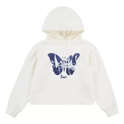 Girls 7-16 Levi's® Butterfly Boxy Crop Logo Hoodie -kids pajamas set Sales 5623699 Ivory