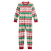 Kids 4-20 Jammies For Your Families® Joyful Celebration Adaptive Fairisle One-Piece Pajama 1 Kids 4-20 Jammies For Your Families® Joyful Celebration Adaptive Fairisle One-Piece Pajama -kids pajamas set Sales 5625130