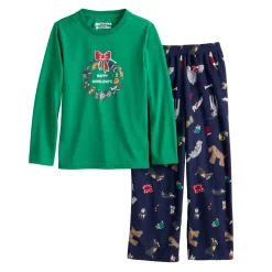 Boys 4-20 Jammies For Your Families® Happy Howlidays Pajama Set
